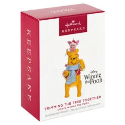 Hallmark Disney Winnie The Pooh Trimming The Tree Together Ornament -Hallmark shop Winnie the Pooh and Piglet Keepsake Ornament 1899QXD6549 04