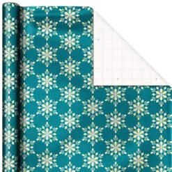 Hallmark Winter Glow 3-Pack Christmas Wrapping Paper Assortment, 80 Sq. Ft. -Hallmark shop Winter Glow Christmas Wrapping Paper Assortment 5JXW1060 04