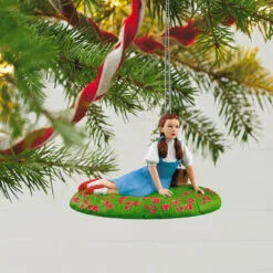 Hallmark popular shop -Hallmark shop Wizard of Oz Dorothy in Poppies Keepsake Ornament 2199QXI6107 02