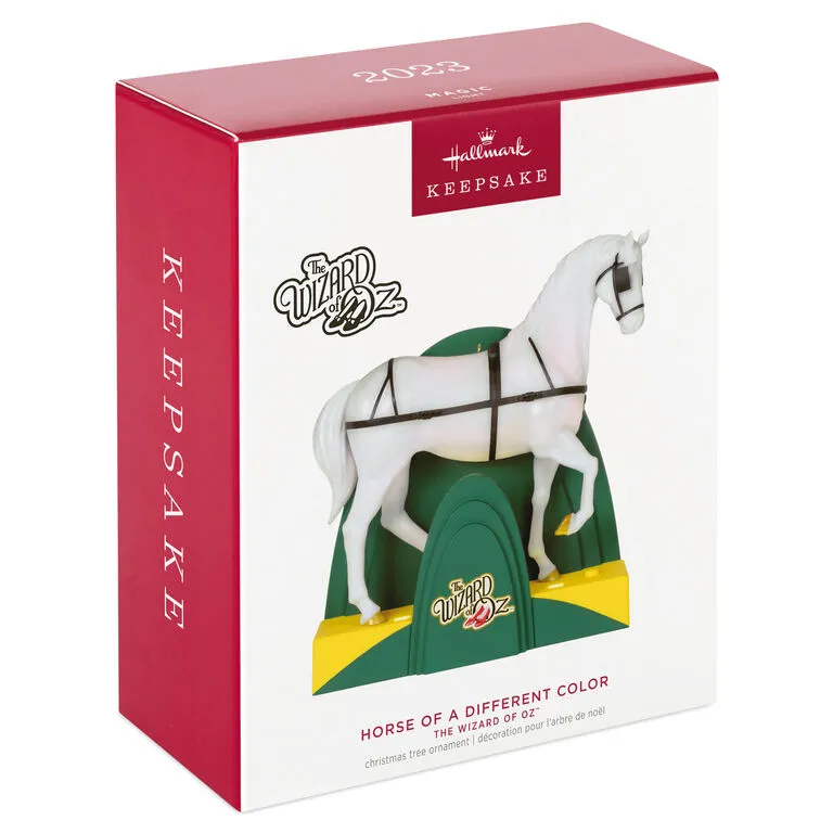 Hallmark The Wizard Of Oz™ Horse Of A Different Color Ornament With Light 6 Hallmark The Wizard Of Oz™ Horse Of A Different Color Ornament With Light - Image 4