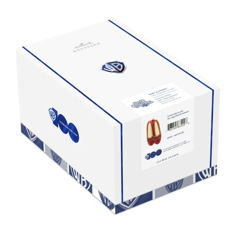 Hallmark The Wizard Of Oz™ Ruby Slippers™ Glass Ornament 6 Hallmark The Wizard Of Oz™ Ruby Slippers™ Glass Ornament - Image 4