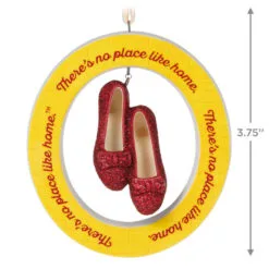 Hallmark The Wizard Of Oz™ There's No Place Like Home™ Porcelain Ornament 10 Hallmark The Wizard Of Oz™ There's No Place Like Home™ Porcelain Ornament -Hallmark shop Yellow Brick Road Ruby Slippers Keepsake Ornament 2999QXI6297 03