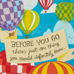 Hallmark 16" Hot Air Balloons Pop-Up Jumbo Goodbye Card -Hallmark shop Youll Be Missed Balloon Goodbye Card 1499CBG1018 05
