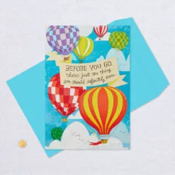 Hallmark 16" Hot Air Balloons Pop-Up Jumbo Goodbye Card -Hallmark shop Youll Be Missed Balloon Goodbye Card 1499CBG1018 06