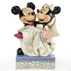 Enesco Congratulations, Mickey & Minnie Wedding Figurine
