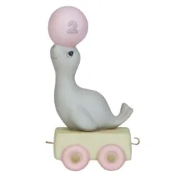 Precious Moments God Bless You On Your Birthday Seal Figurine, Age 2