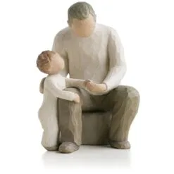 Willow Tree® Grandfather Grandchild Figurine
