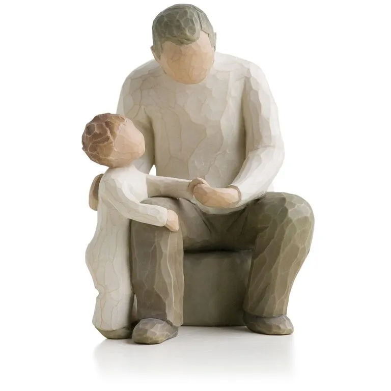Willow Tree® Grandfather Grandchild Figurine 3 Willow Tree® Grandfather Grandchild Figurine